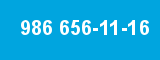 986 656-11-16 986 656-11-16